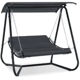 MCombo Hollywoodschaukel Grau 3-Sitzer