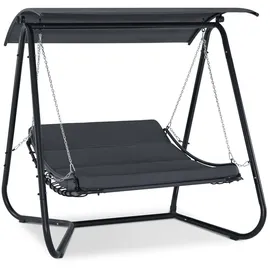 MCombo Hollywoodschaukel Grau 3-Sitzer