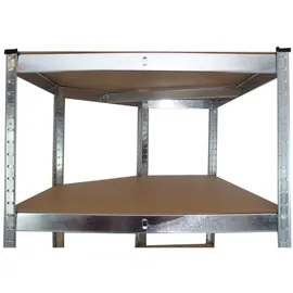 Trutzholm Eckregal 180x75x40 cm Schwerlastregal Steckregal Lagerregal Kellerregal 875 kg Traglast