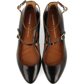 Gioseppo Kalsen Flache Schuhe Mary Jane für Damen, Schwarz, Größe 40, Schwarz, 40 EU