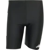 adidas Men's 3 Stripes Swim Jammers 8 INCH, Black/White, XS Short