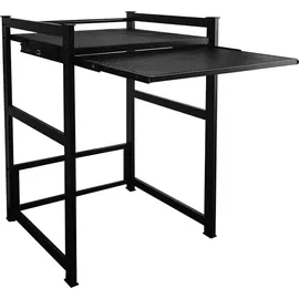 Quick Star Waschmaschinenregal 74 x 65 x 111 cm Schwarz