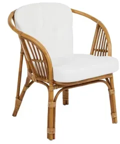 Brafab Astrakan Diningsessel inkl. Kissen, Naturrattan