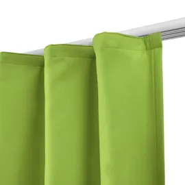 Beautissu Amelie Luna Kräuselband 140 x 245 cm grün 2 St.