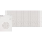 Rico Design Transparentpapier, Punkte / Silber Fsc Mix