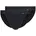 Slip unifarben Schwarz Weiß S 2er Pack