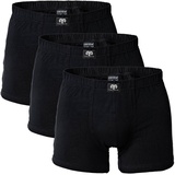 Ceceba Herren Pants, Vorteilspack - Basic, Baumwoll-Stretch, einfarbig, M-3XL Schwarz L Pack 3er Pack«,