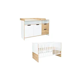 Arthur Berndt Babyzimmer 2er-Set Maxim ¦ mehrfarbig ¦ Maße (cm): B: 293 H: 185