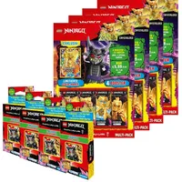 LEGO® Sammelkarte LEGO Ninjago Serie 8 Alle 4 versch. Blister + alle 4 versch Multipacks