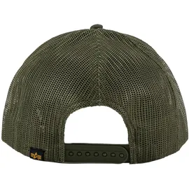 Alpha Industries Alpha Label Trucker Cap grün onesize