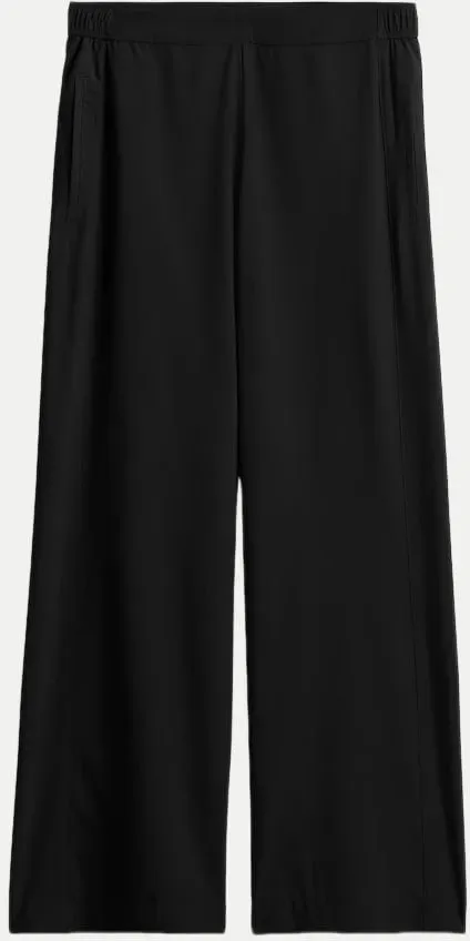 Wide-Leg Hose mit Komfortbund Charlie Schwarz 36