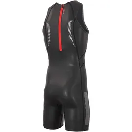 ZONE3 Neoprene Kneeskin Kurzer Neoprenanzug, Schwarz-Rot, M