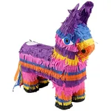 FLYPOP'S - Pinata Esel Lama zum Befüllen - Party Spiel - 131502 - Mehrfarbig - - Kinderspielzeug - Dekoration - Geschenk - Geburtstag - Animation - Snack - Ab 5 Jahren