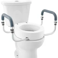 Vevor Toilettensitzerhöhung, 88,9 mm Hoch, Tragkraft 136 kg, für