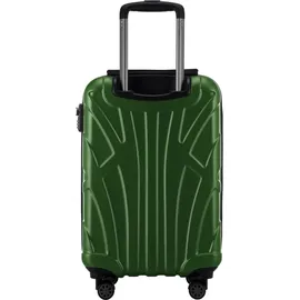 suitline Hartschalenkoffer Trolley 4-Rollen Cabin 55 cm / 34 l grün