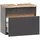 Held Waschbeckenunterschrank 2 Schubladen 61 x 55 x 40 cm Grau