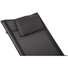 deluke Schaukelliege 160 x 62 x 89 cm Schwarz