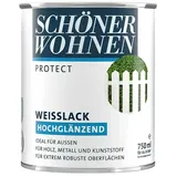SCHÖNER WOHNEN-Farbe Protect Weißlack  (Weiß, Hochglänzend, 750 ml, Lösemittelbasiert)