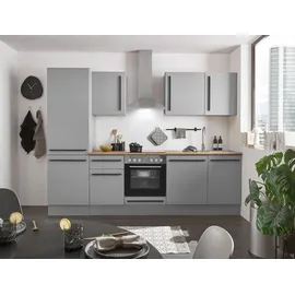 BASIC by Balculina Winkelküche L-Form 280 cm grau