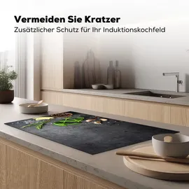 onlywow Herdabdeckplatte 90 x 52 cm Grün