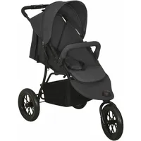 vidaXL Kinderwagen anthrazit