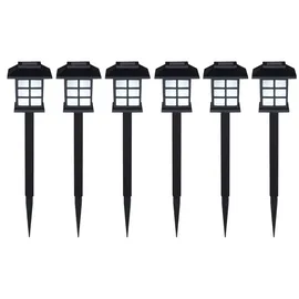 monzana Monzana® LED Solarlampe Außen 12er Set Wetterfest IP44 Erdspieß Solar Garten Leuchte Außenleuchte Balkon Deko