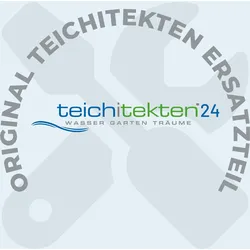 AUGA Ersatz Edelstahlrohr (1) und Klemmmutter (2)