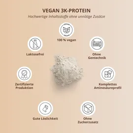 Nutri + nutri+ Veganes Proteinpulver 1000 g