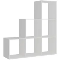 Vicco Treppenregal Theresa Standregal 104 x 108 cm Weiß