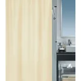 Spirella 1 Schimmel Duschvorhang-Anti-Bakteriell, waschbar, wasserdicht-Polyester, „Primo 180x200cm Beige, 180 X 200