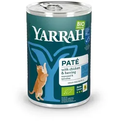 Yarrah Katze Pastete - Fisch bio 400g