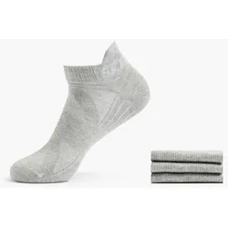 3er Pack Sneakersocken - Damen, Herren - grau