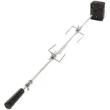 TAINO Drehspieß 106 cm Stahl rot, schwarz, silber