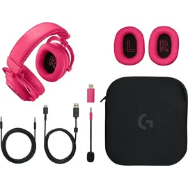 Logitech G Pro X 2 Lightspeed Gaming-headset Rosa