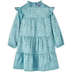 Kinderkleid mit Langen Ärmeln Blau 140