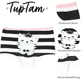 TupTam Boxershorts 10 St. Bunt/Schwarz 104-110