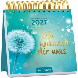 arsEdition Mini-Wochenkalender Ich wünsch dir was 2027