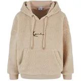 Karl Kani KW213-074-1 Signature Teddy OS Hoodie - Beige - S