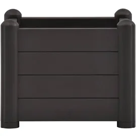 furnicato Hochbeet 43 x 43 x 35 cm Anthrazit