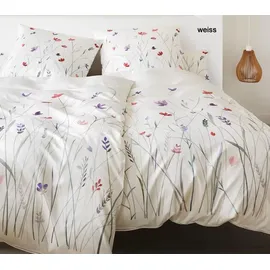 ELEGANTE Highlife Floral Weiß 155 x 220 cm + 40 x 80 cm