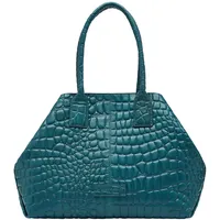 Liebeskind Berlin Kroko Chelsea Shopper M petrol