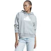 Adidas IC0545 W FI BOS Hoodie Sweatshirt Damen medium Grey Heather Größe S