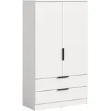 Möbel Boss Wäscheschrank Kopenhagen 80 x 140 x 37 cm Weiß