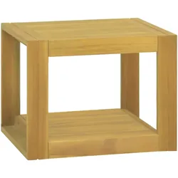 Wand-Badregal 45x45x35 cm Massivholz Teak