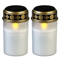 Pearl Solar-LED-Grablichter 2 St. weiß