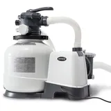 Intex Krystal Clear Sandfilterpumpe grau 10,5 m3/h