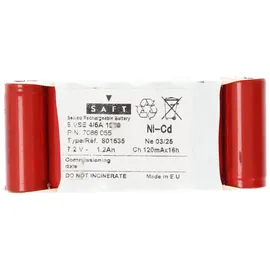AccuCell Akku passend für Wolf Rasenschere Accu 60, ACCU60, 6 VSE 4/5A7,2 Volt 2150mAh