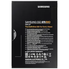 Samsung 870 EVO 500 GB 2,5" MZ-77E500B/EU