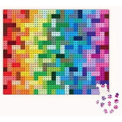 Chronicle Books Puzzle LEGO® Rainbow Bricks, Puzzleteile