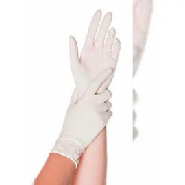 Hygostar Einmalhandschuhe, Latex, Handschuhe "Skin Light" weiß, 100 Stück
